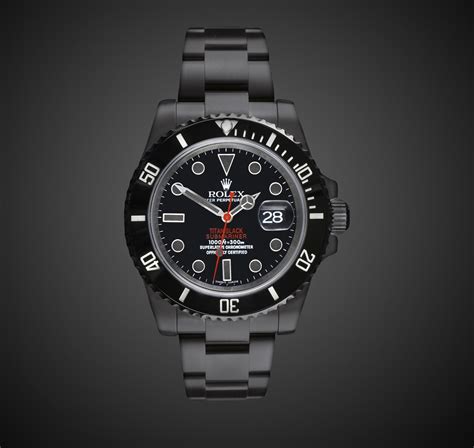 rolex submariner stealth titan black|rolex submariner price new.